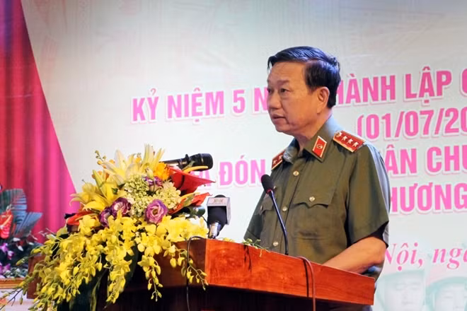 Bộ trưởng Tô Lâm phát biểu tại Lễ kỷ niệm