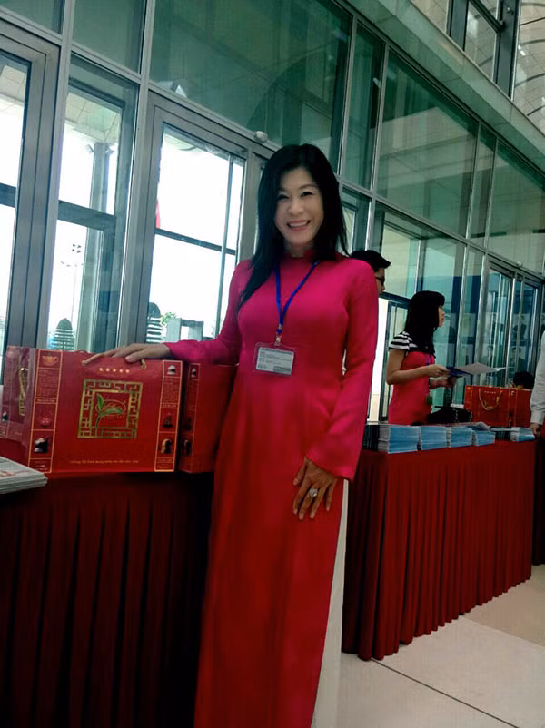 Bà Hà Thúy Linh trước khi bị sát hại.