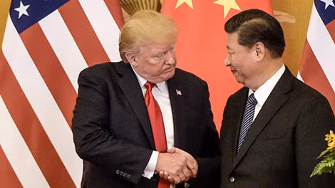 Tổng thống Mỹ Donald Trump và Chủ tịch Trung Quốc Tập Cận Bình. Ảnh: hindustantimes.com.