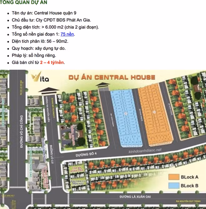 Nhiều khách hàng bức xúc khi mua đất tại dự án "ma" khu dân cư Central House của Công ty Phát An Gia.