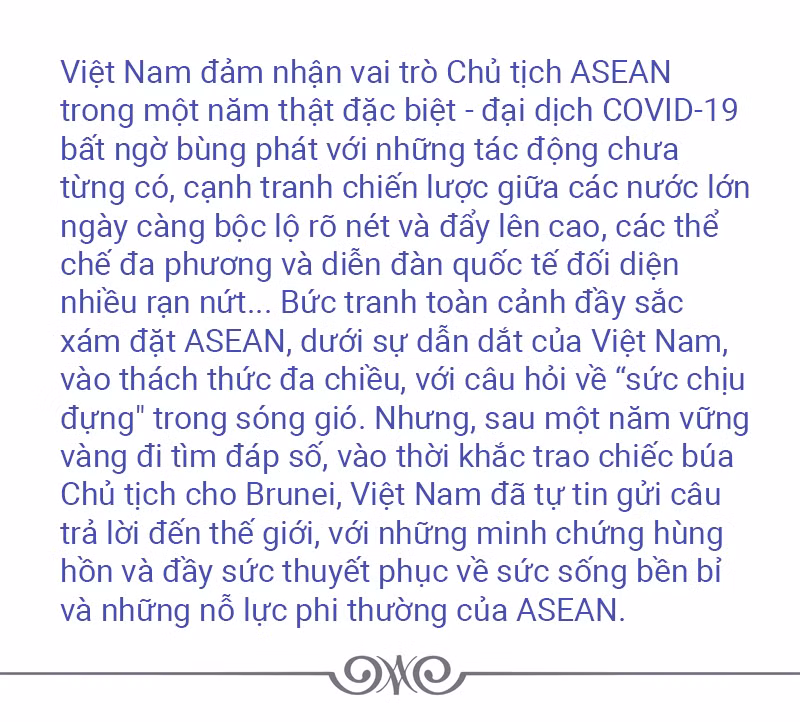 Dấu ấn Việt Nam trong Năm Chủ tịch ASEAN 2020 ảnh 2