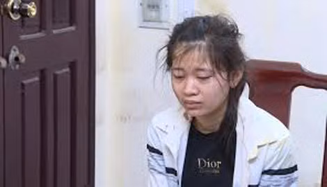 Vi Thị Dung, kẻ đang tâm giết chết con ruột ngày 30/3 tại TP Bắc Ninh.