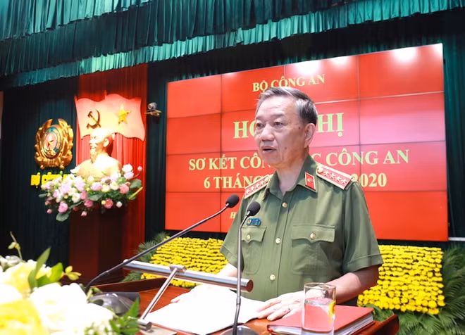 Bộ trưởng Tô Lâm phát biểu kết luận tại Hội nghị.