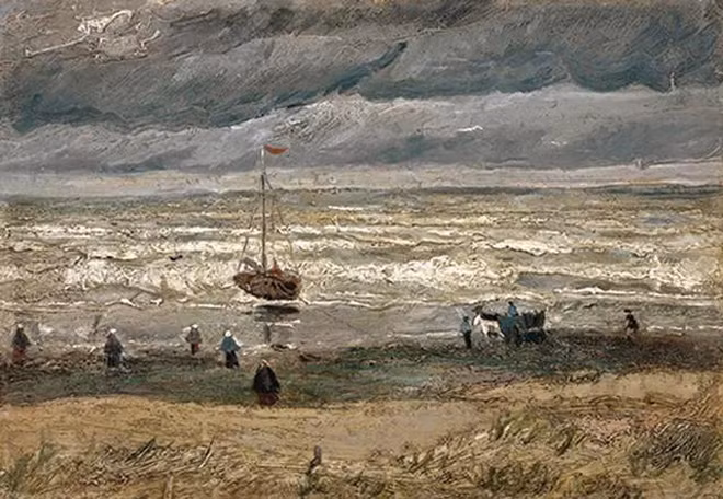 Bức tranh “Phong cảnh biển ở Scheveningen” của danh họa Van Gogh bị đánh cắp năm 2002.