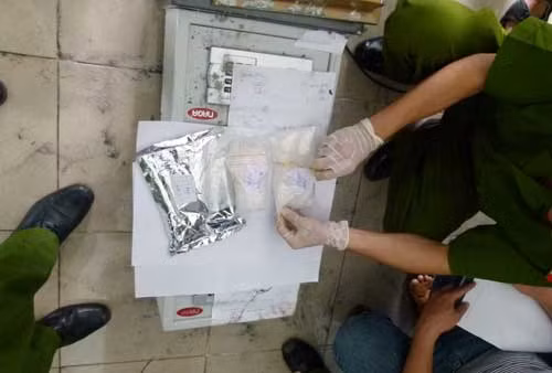 Ma túy tang vật của vụ án.