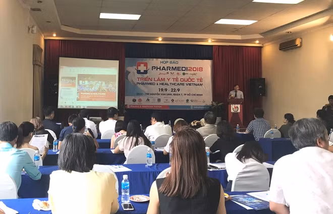 Pharmed & Healthcare Vietnam 2018 kỳ vọng sẽ thu hút 15 ngàn lượt khách tham quan.