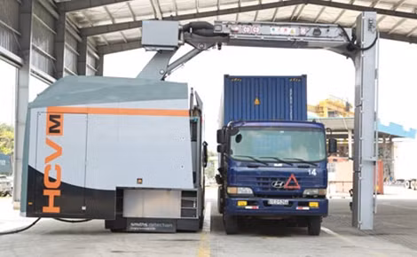 Sử dụng máy soi container để ngăn chặn buôn lậu, gian lận thương mại.