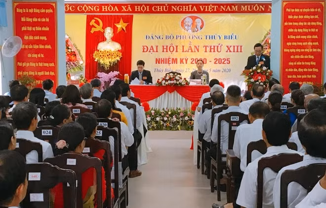 Đại hội Đảng bộ phường Thủy Biều, TP Huế Khóa XIII, nhiệm kỳ 2020 - 2025 diễn ra vào ngày 27, 28/5.