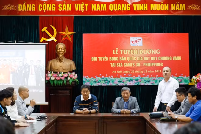 Phan Anh Tuấn, Tổng thư ký LĐBB Việt Nam phát biểu tại lễ tuyên dương