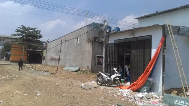 Khu đất nhiều người lao động nghèo đã xây nhà và sinh sống ổn định.