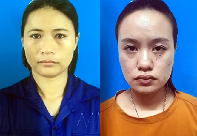 Đối tượng Trần Thị Ba và đối tượng Vũ Nga Linh.