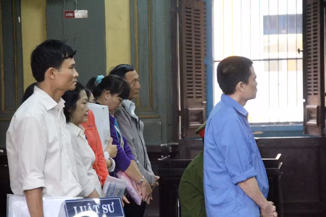 Các bị cáo trong vụ án.
