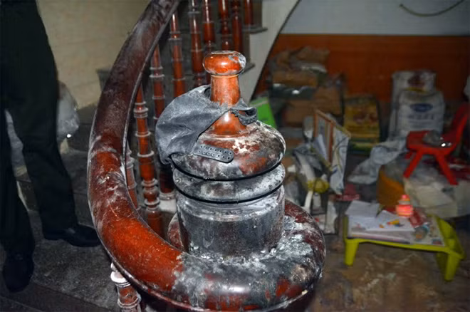 Hình ảnh ngôi nhà sau vụ cháy
