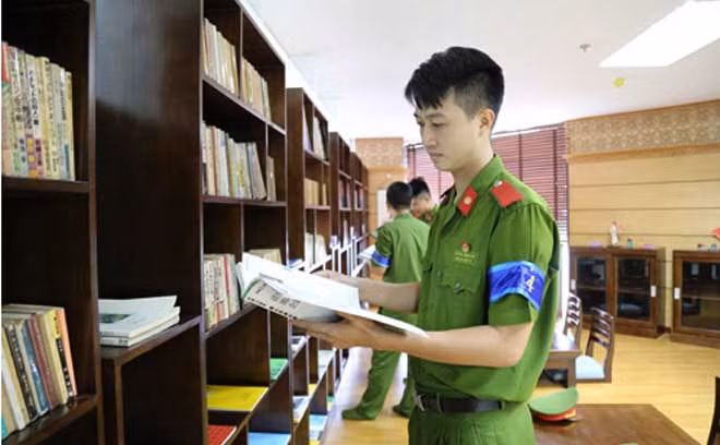 Phòng đọc hứa hẹn sẽ là một địa điểm học tập, nghiên cứu thú vị tại Học viện CSND.