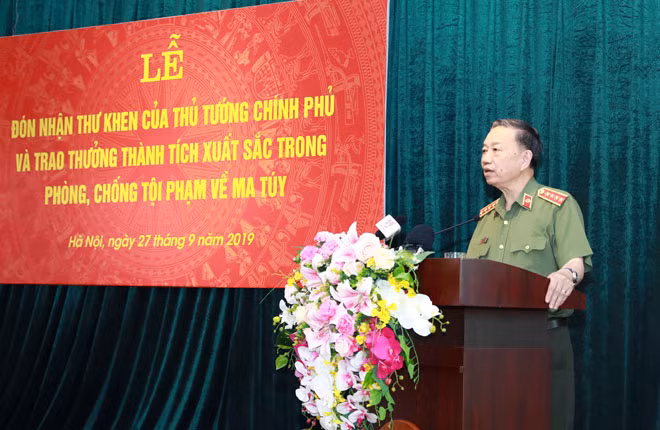 Bộ trưởng Tô Lâm phát biểu tại buổi Lễ.