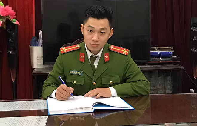 Trung úy Nguyễn Tuấn Anh.