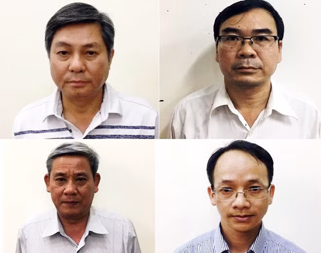 Đào Anh Kiệt, Lê Văn Thanh, Nguyễn Thanh Chương, Trương Văn Út (Từ trên xuống).