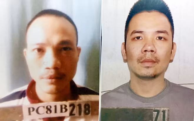 2 bị can Lê Văn Thọ và Nguyễn Văn Tình đang bị Cơ quan CSĐT truy bắt.