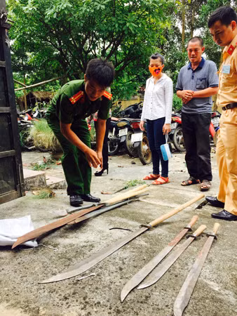 Tang vật vụ án.