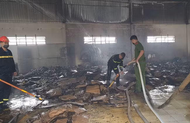 Hiện trường vụ hỏa hoạn