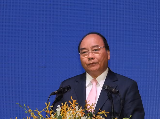 Thủ tướng Nguyễn Xuân Phúc, phát biểu chỉ đạo tại Hội nghị xúc tiến đầu tư vào TP Cần Thơ năm 2018.