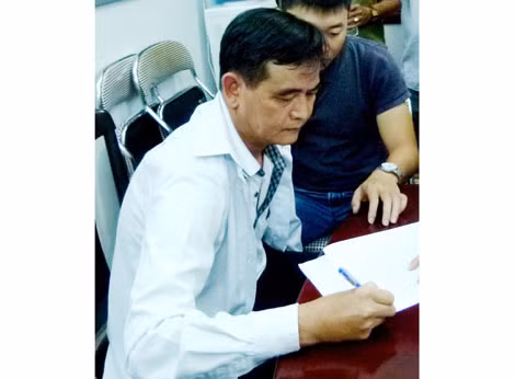 Đối tượng Nguyễn Thế Sáu.