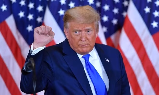 Đương kim Tổng thống Mỹ Donald Trump. Ảnh: TNI