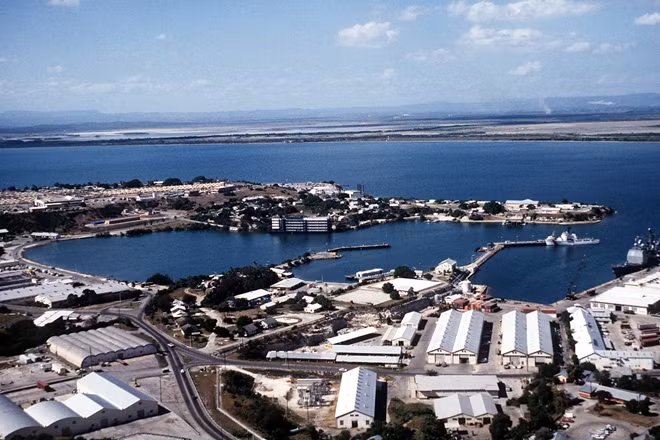 Căn cứ quân sự của Mỹ tại Guantanamo. Ảnh: AP