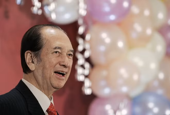 Vua sòng bài Stanley Ho. Ảnh: Nikkei