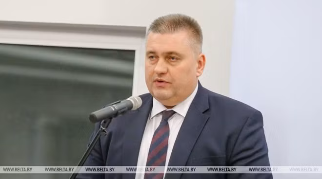 Tân đại sứ Belarus tại Mỹ Oleg Kravchenko. Ảnh: Belta