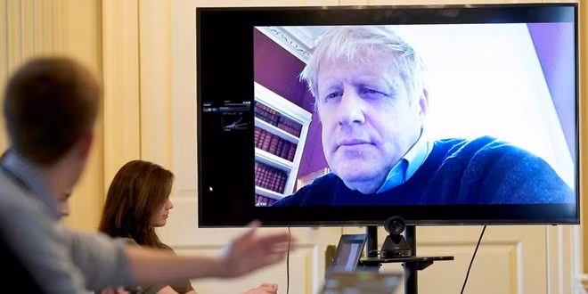 Thủ tướng Anh Boris Johnson có diễn biến sức khoẻ tốt sau khi nhiễm COVID-19. Ảnh: ITN