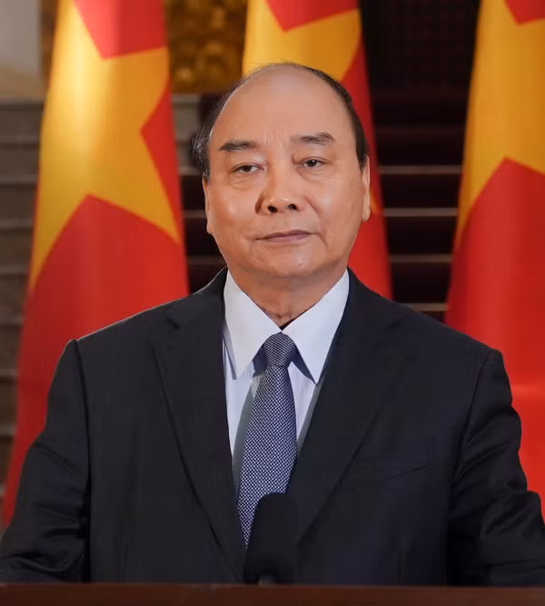 Thủ tướng Nguyễn Xuân Phúc gửi Hội nghị trực tuyến các Bộ trưởng Y tế khu vực Tây Thái Bình Dương thông điệp với chủ đề “Đoàn kết chống COVID-19”. Ảnh: VGP