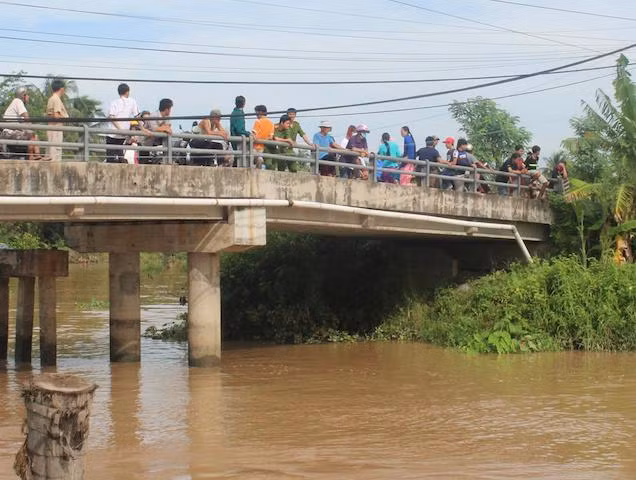 Hiện trường nơi phát hiện thi thể nạn nhân.