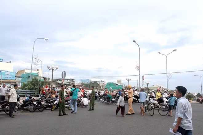 Hiện trường, nơi xảy ra vụ việc.