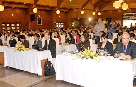 Có khoảng 100 đại biểu đến từ các nước ASEAN, Trung Quốc, Hàn Quốc và Nhật Bản tham dự hội nghị.
