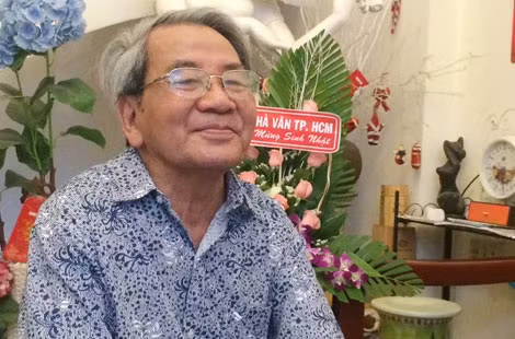 Nhà thơ Hoài Vũ ngày thượng thọ 80 tuổi. Nhà thơ Hoài Vũ ngày thượng thọ 80 tuổi.