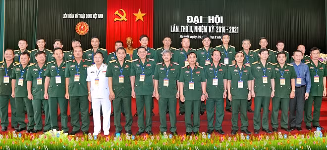 Ban chấp hành Liên đoàn võ thuật Quân đội nhân dân Việt Nam nhiệm kì 2