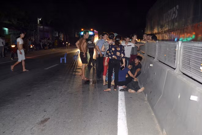 Hiện trường nơi phát hiện người đàn ông tử vong.
