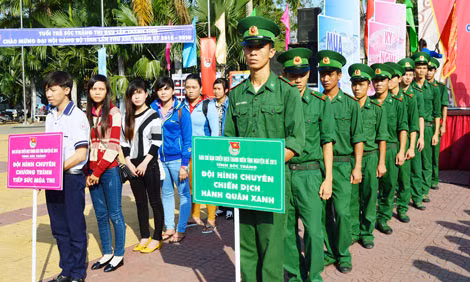 Lực lượng vũ trang tham gia chiến dịch.