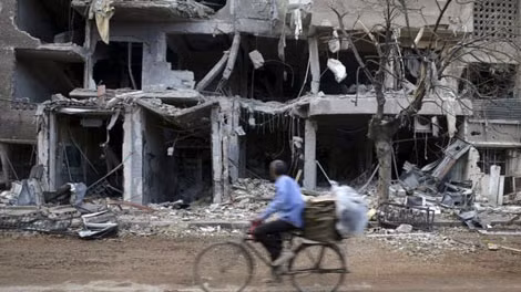 Cuộc xung đột tại Syria đã cướp đi mạng sống của 250.000 người và buộc 11 triệu người phải dời bỏ nhà cửa. Ảnh: Reuters.