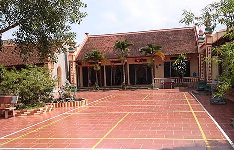 Một góc chùa Mạc Thượng.