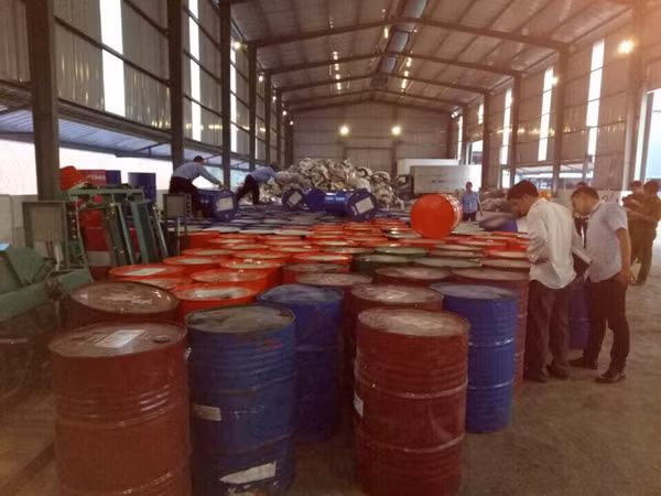 Đoàn Công tác của Tỉnh ủy, UBND tỉnh phối hợp với Công an tỉnh Phú Thọ kiểm tra thực tế tại Nhà máy xử lý chất thải công nghiệp, chất thải y tế ở Trạm Thản, huyện Phù Ninh, tỉnh Phú Thọ.