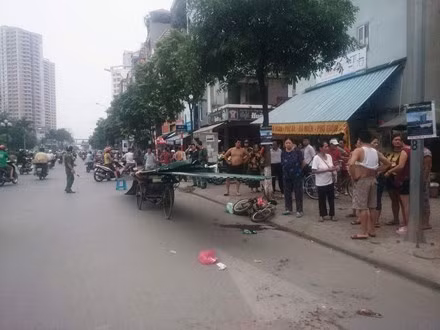 Hiện trường vụ việc.