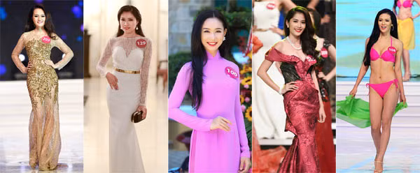Năm người đẹp tạm thời dẫn đầu số lượt bình chọn “Thí sinh được yêu thích nhất”.