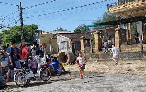 Căn nhà nơi Vinh gây ra vụ án mạng khiến 2 người chết.