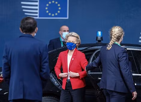 Chủ tịch Ủy ban châu Âu Ursula von der Leyen.