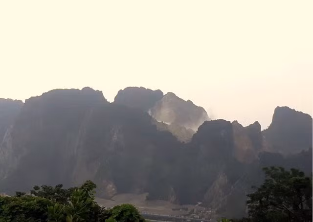 Khai trường nơi xảy ra tai nạn lao động làm chết 2 công nhân.