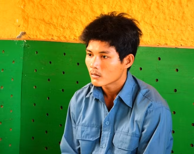Lê Văn Danh Vọng tại cơ quan điều tra.