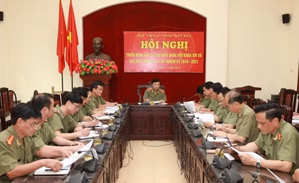 Ban Chỉ đạo bầu cử của Học viện đang triển khai nhiệm vụ phục vụ cho ngày bầu cử.