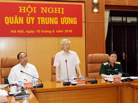 Tổng Bí thư Nguyễn Phú Trọng phát biểu tại hội nghị. Ảnh: TTXVN